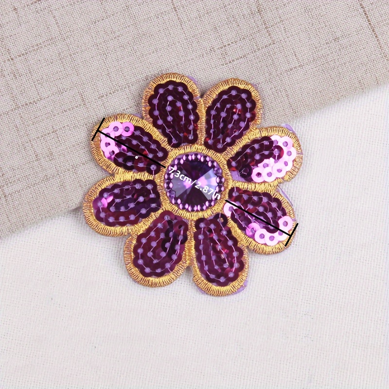10Pcs Sew On Patches for DIY Clothes and Sewing Decoration